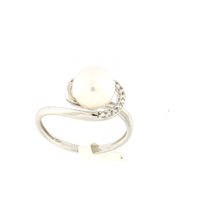 Anello Lorenza Gioielli Donna Anello Perla in Oro bianco Perla 104883-14 - 104883-14